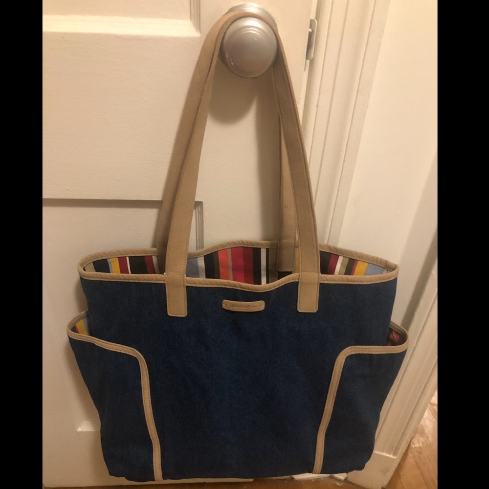 Eddie Bauer beach tote bag